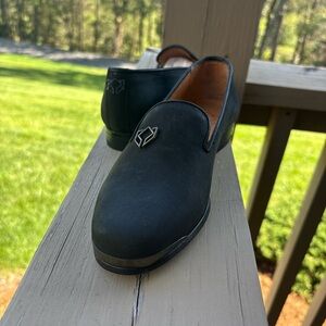 Black Slip-On Loafers - one of a kind find!